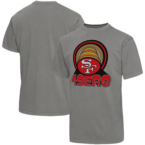 Men's Junk Food Graphite San Francisco 49ers Wonderland Infinity Vibe  T-Shirt
