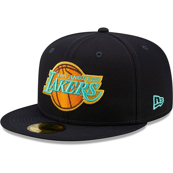 Men's New Era Navy/Mint Los Angeles Lakers 59FIFTY Fitted Hat