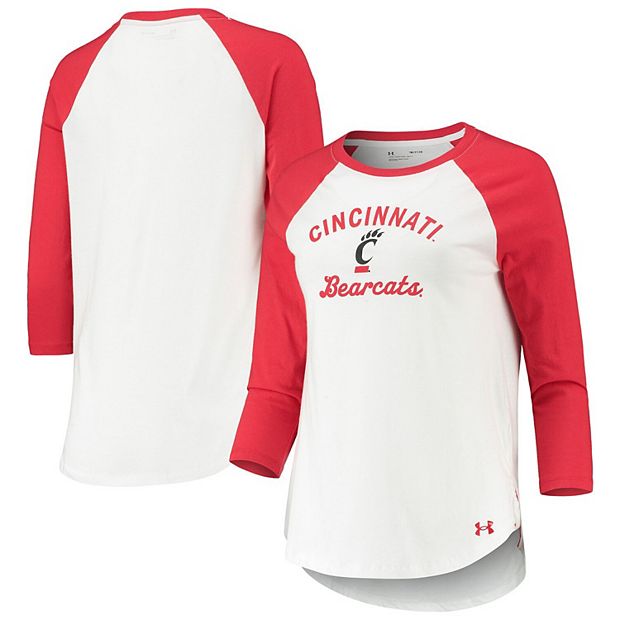 Men's White/Red St. Louis Cardinals Baseball 3/4-Sleeve Raglan T-Shirt