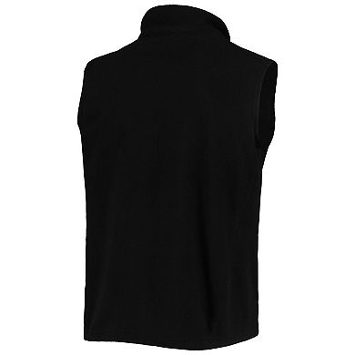 Men's Dunbrooke Black San Francisco 49ers Houston Fleece Full-Zip Vest