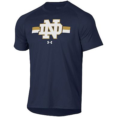 Men's Under Armour Navy Notre Dame Fighting Irish Team Stripe ...