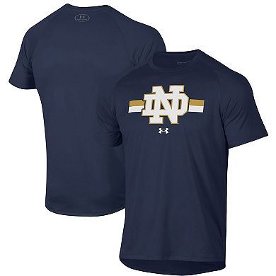 Men's Under Armour Navy Notre Dame Fighting Irish Team Stripe ...