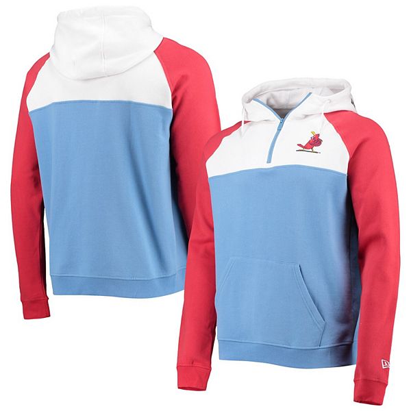 New Era St Louis Cardinals Mens Red Poly Fleece Long Sleeve