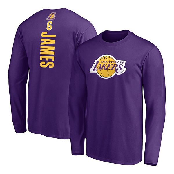 Men's Fanatics Branded LeBron James Purple Los Angeles Lakers Playmaker ...