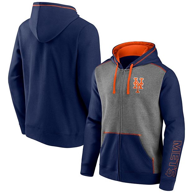 Men's Fanatics Branded Navy Detroit Tigers Team Twill Full-Zip