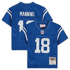 Mitchell & Ness Men's Denver Broncos Peyton Manning #18 2015 Split  Throwback Jersey