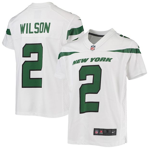 Nike Women's Nike Zach Wilson White New York Jets Player Jersey