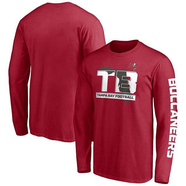 Mens Tampa Bay Buccaneers Alternate Name & Number Long Sleeve T