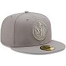 Men's New Era Gray Dallas Mavericks Team Color Pack 59FIFTY Fitted Hat