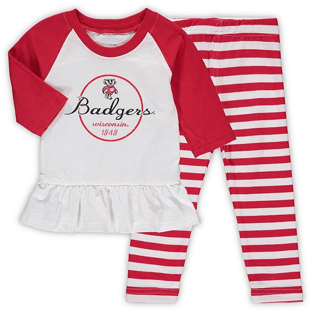  Red and White Striped Tights Child Small : Clothing