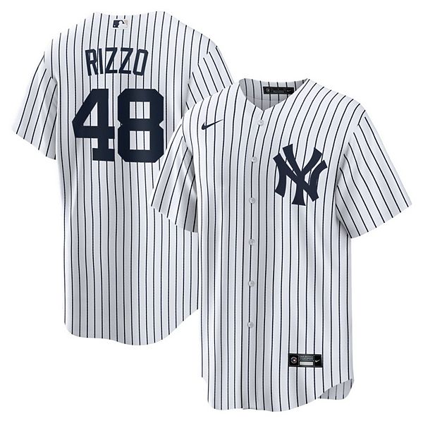 Anthony Rizzo New York Yankees Autographed Fanatics Authentic Game-Used #48  White Pinstripe Jersey vs. Boston Red Sox on June 11, 2023