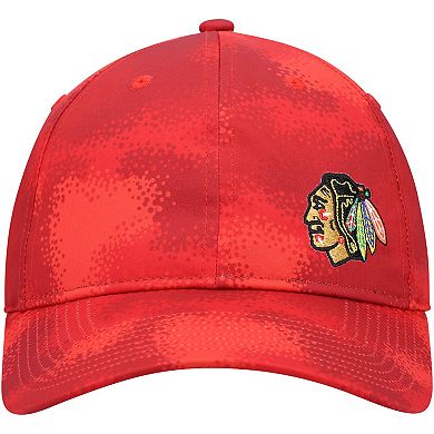 Women's adidas Red Chicago Blackhawks Camo Slouch Adjustable Hat