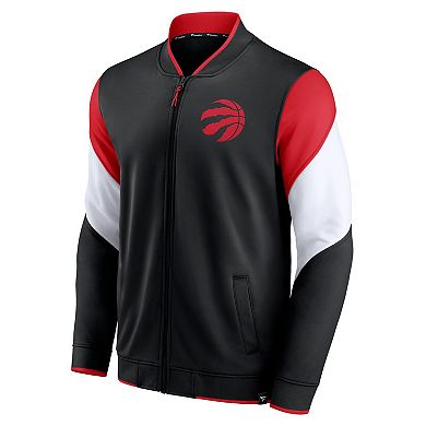 Men's Fanatics Branded Black Toronto Raptors League Best Performance Full-Zip Jacket
