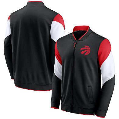 Men's Fanatics Branded Black Toronto Raptors League Best Performance Full-Zip Jacket