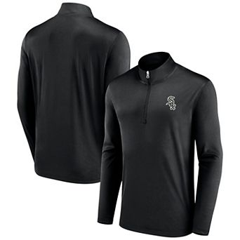 Men's Fanatics Branded Black Chicago White Sox Underdog Mindset Quarter-Zip Jacket