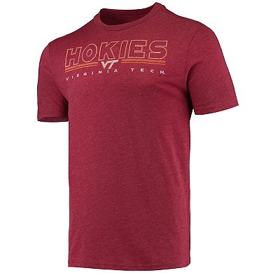 Men's Concepts Sport Heathered Charcoal/Maroon Virginia Tech Hokies Meter T-Shirt & Pants Sleep Set