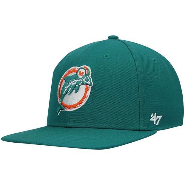 Youth '47 Aqua Miami Dolphins Lil Shot Captain Team Snapback Hat