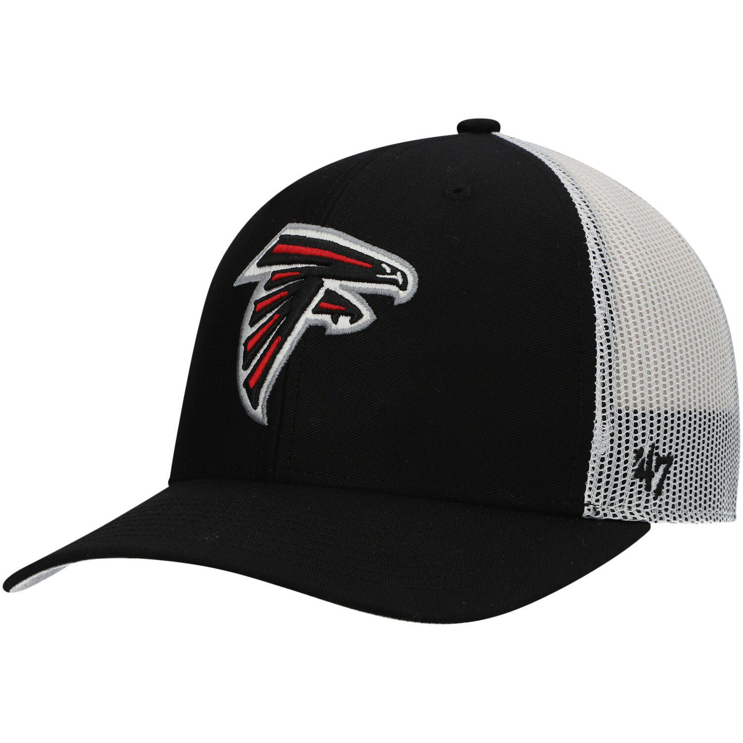 Image for Unbranded Men's '47 Black/White Atlanta Falcons Trucker Snapback Hat at Kohl's.