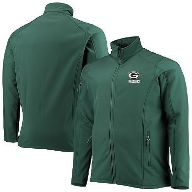 Men's Dunbrooke Green Green Bay Packers Big & Tall Sonoma Softshell Full-Zip Jacket