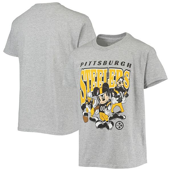 NFL Pittsburgh Steelers Mickey Mouse Disney Super Bowl Football T Shirt  Youth T-Shirt