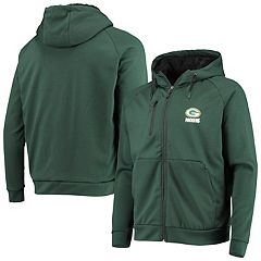 Men's Dunbrooke Graphite Green Bay Packers Circle Sportsman Waterproof Packable Lightweight Full-Zip Jacket