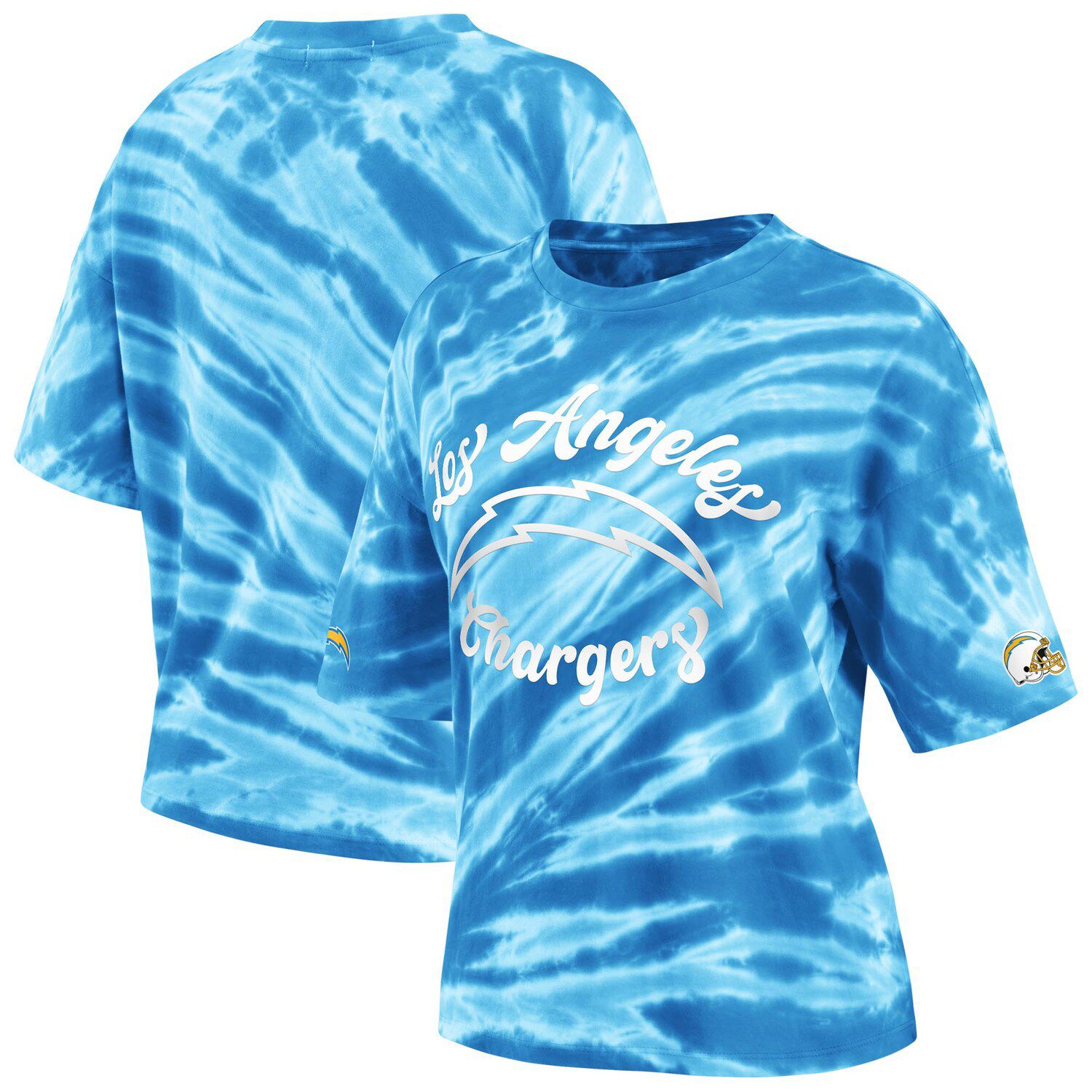 tie dye chargers shirt