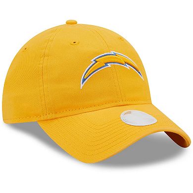 Women's New Era Gold Los Angeles Chargers Core Classic 2.0 9TWENTY Adjustable Hat