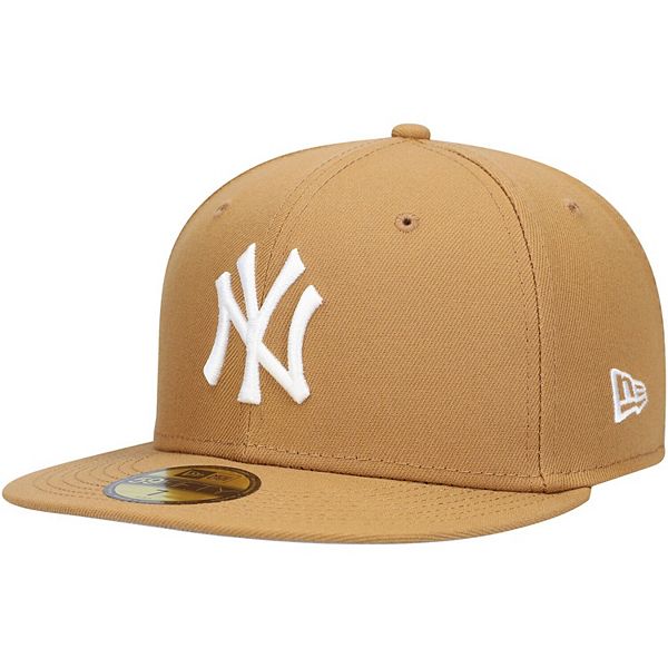 New Era New York Yankees 59Fifty Men's Fitted Hat Tan Brown