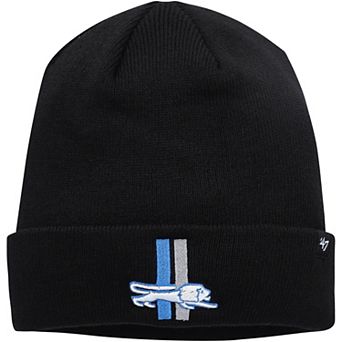Men's '47 Black Detroit Lions Legacy Cuffed Knit Hat