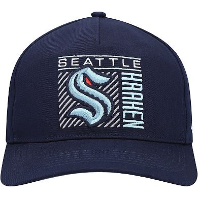 Men's '47 Deep Sea Blue Seattle Kraken Reflex Hitch Snapback Hat