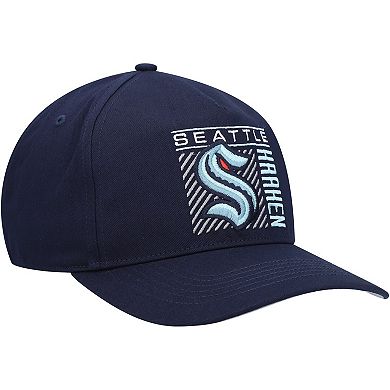 Men's '47 Deep Sea Blue Seattle Kraken Reflex Hitch Snapback Hat