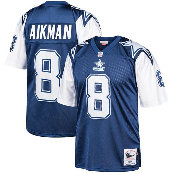 Mitchell & Ness Men's Dallas Cowboys Troy Aikman #8 Throwback Jersey