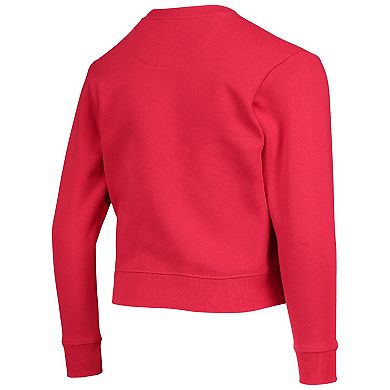 Youth League Collegiate Wear Scarlet Nebraska Huskers Essential Pullover Sweatshirt