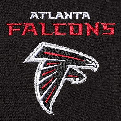 Men's Dunbrooke Black Atlanta Falcons Big & Tall Sonoma Softshell Full-Zip Jacket