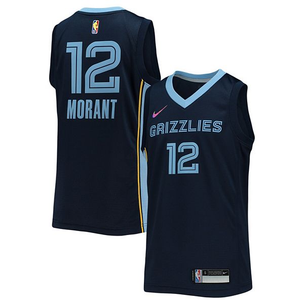 Youth Nike Ja Morant Navy Memphis Grizzlies 2021/22 Diamond