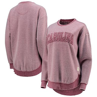 Women's Pressbox Garnet South Carolina Gamecocks Ponchoville Pullover Sweatshirt