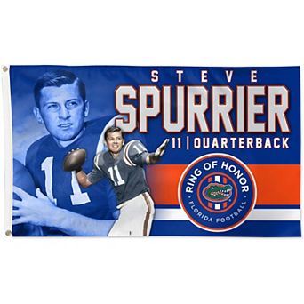 WinCraft Steve Spurrier Florida Gators 3' x 5' Ring of Honor Single-Sided Deluxe Flag
