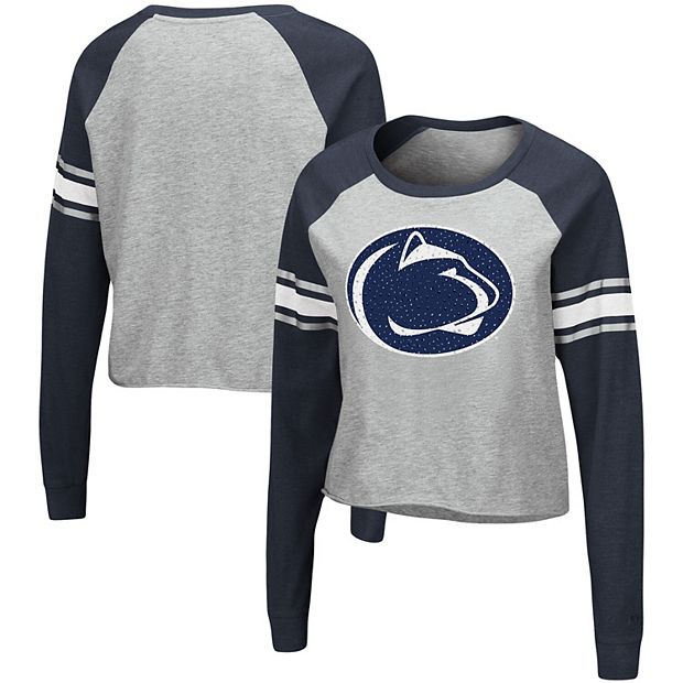 Newborn & Infant Heathered Gray/Navy Penn State Nittany Lions