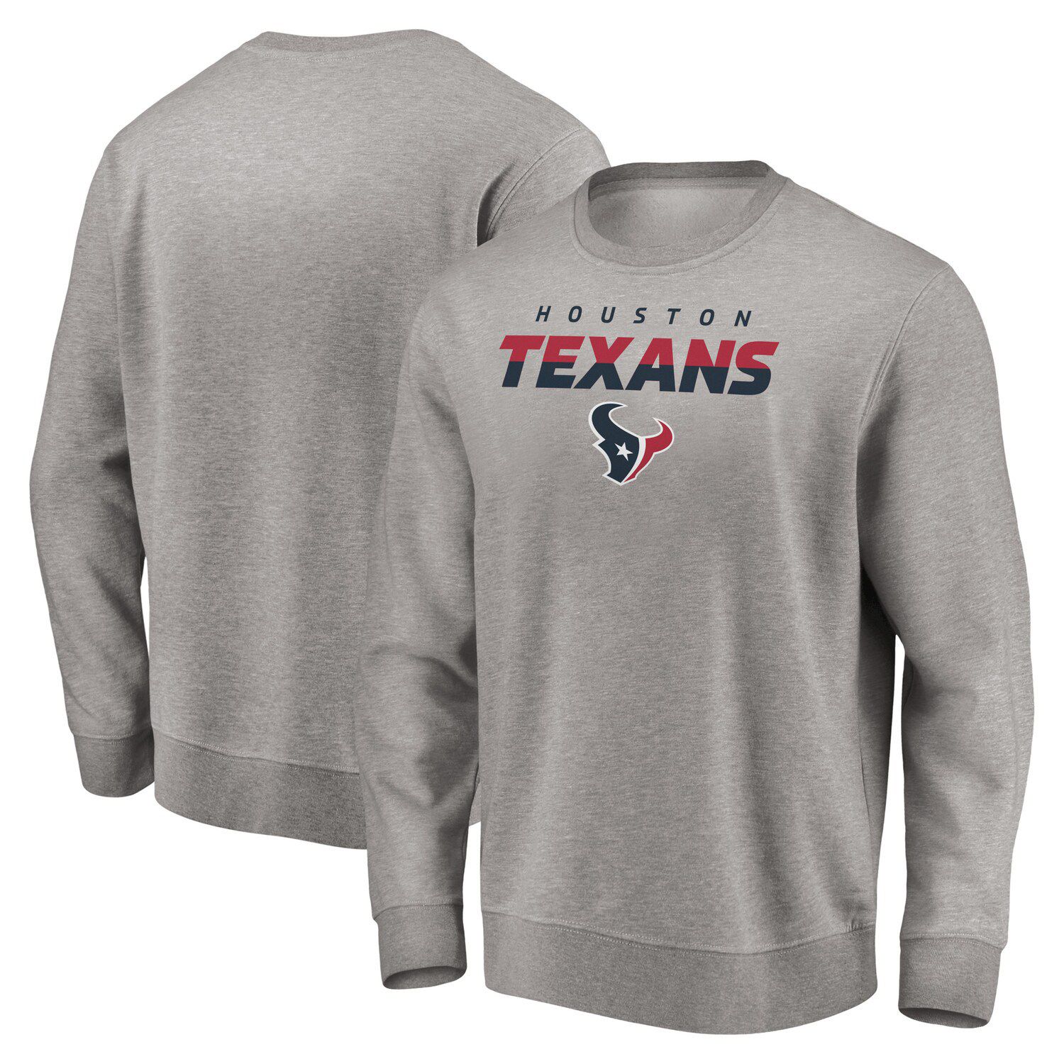 Nike Navy Houston Texans Fan Gear Primary Logo Therma Performance Pullover Hoodie