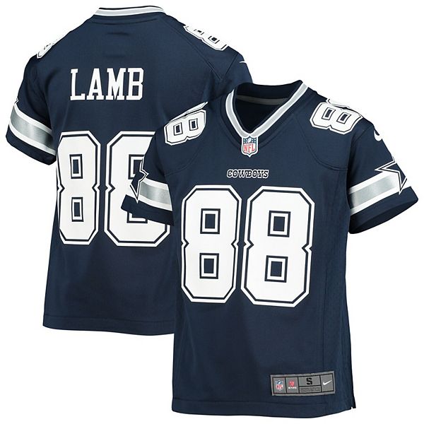 NFL Dallas Cowboys (CeeDee Lamb) Women's Game Football Jersey.