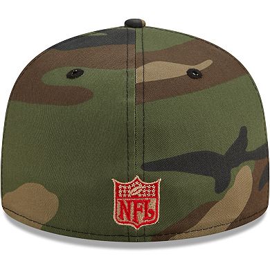 Men's New Era Camo Tampa Bay Buccaneers Historic Woodland 59FIFTY ...