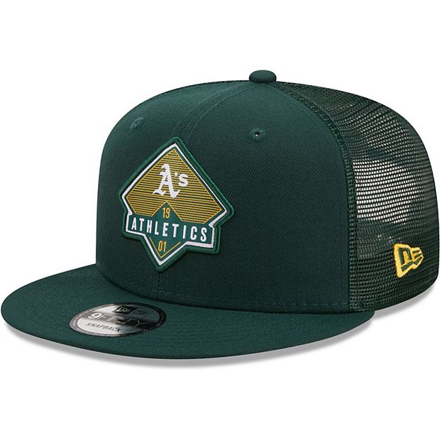 Oakland Athletics New Era Athletics Trucker Scale Green 9TWENTY Snapback Hat