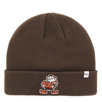 Men s 47 Brown Cleveland Browns Legacy Cuffed Knit Hat