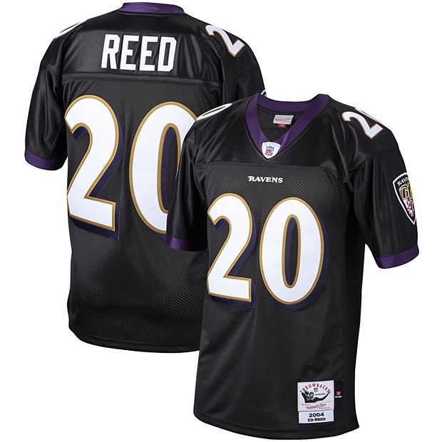 Ed Reed Signed Baltimore Ravens Mitchell & Ness Authentic Purple NFL Jersey