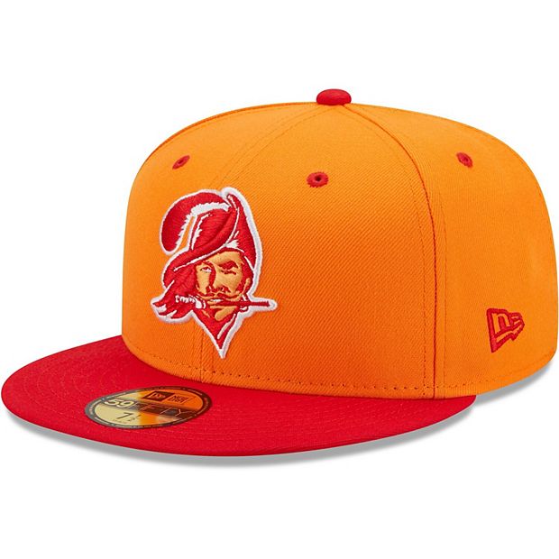 Officially Licensed New Era Red Team Basic Fitted Hat - Buccaneers