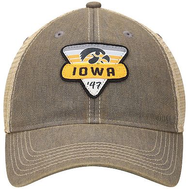 Men's Gray Iowa Hawkeyes Legacy Point Old Favorite Trucker Snapback Hat