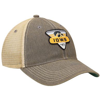 Men's Gray Iowa Hawkeyes Legacy Point Old Favorite Trucker Snapback Hat