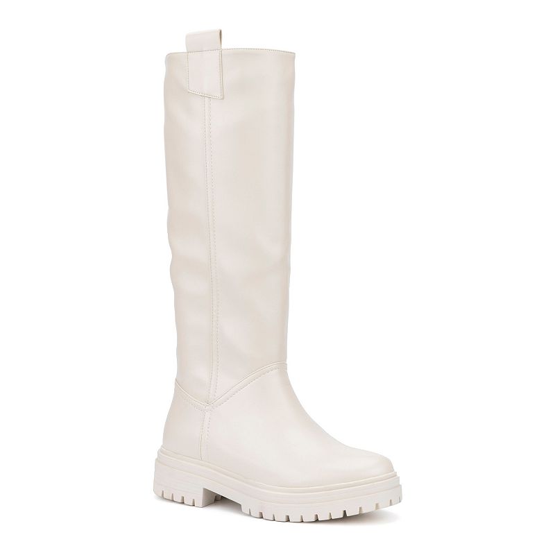 FEI1108-BEIGE Torgeis Harper Womens Knee High Boots, Size: 10, M sku FEI1108-BEIGE
