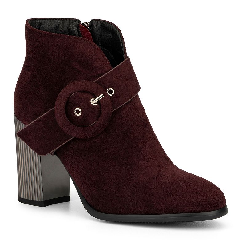 FEI1109-BURG Torgeis Nora Womens Heeled Ankle Boots, Size: 10,  sku FEI1109-BURG