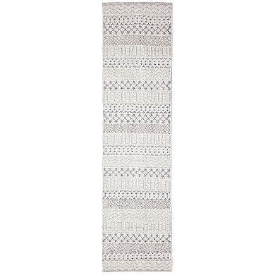 Liora Manne Dunes Geo Stripe Indoor/Outdoor Rug